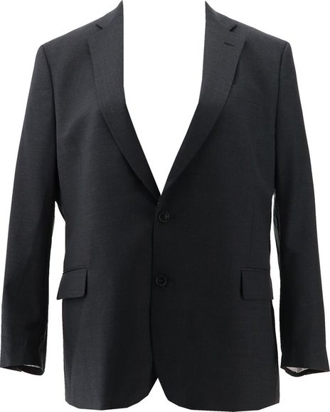 Stafford Super Mens Classic Fit Suit Jacket Gray Stria 48 REG NEW 553124